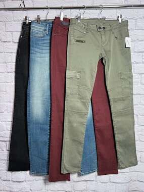 NWT Mavi Women's Jeans Lot of 4 Size 27 High Rise Skinny Cargo Denim Bundle